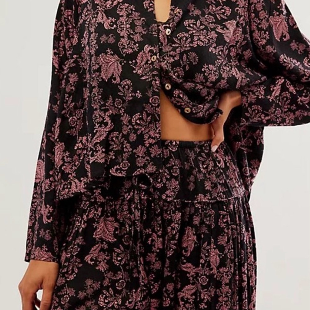 Free People Steady Love Pajamas